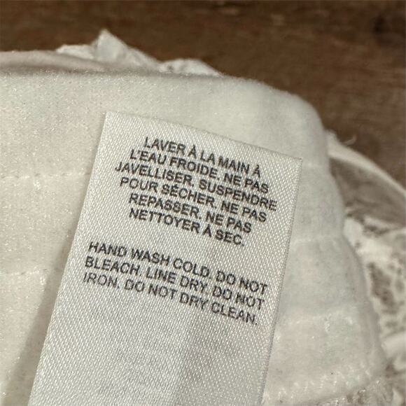 Medium White Lace Underwire Corset Top Removable Straps Adjustable Coquette READ - Picture 9 of 11